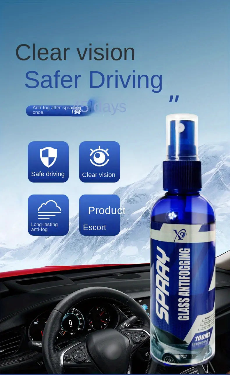 Automobile Anti-fog and Anti-rain Spray for Windshield