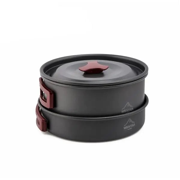 Camping Cookware Set for 2-3 People, Aluminum Alloy