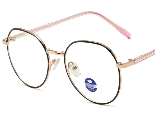 Blue Light Blocking Glasses with Metal Frame