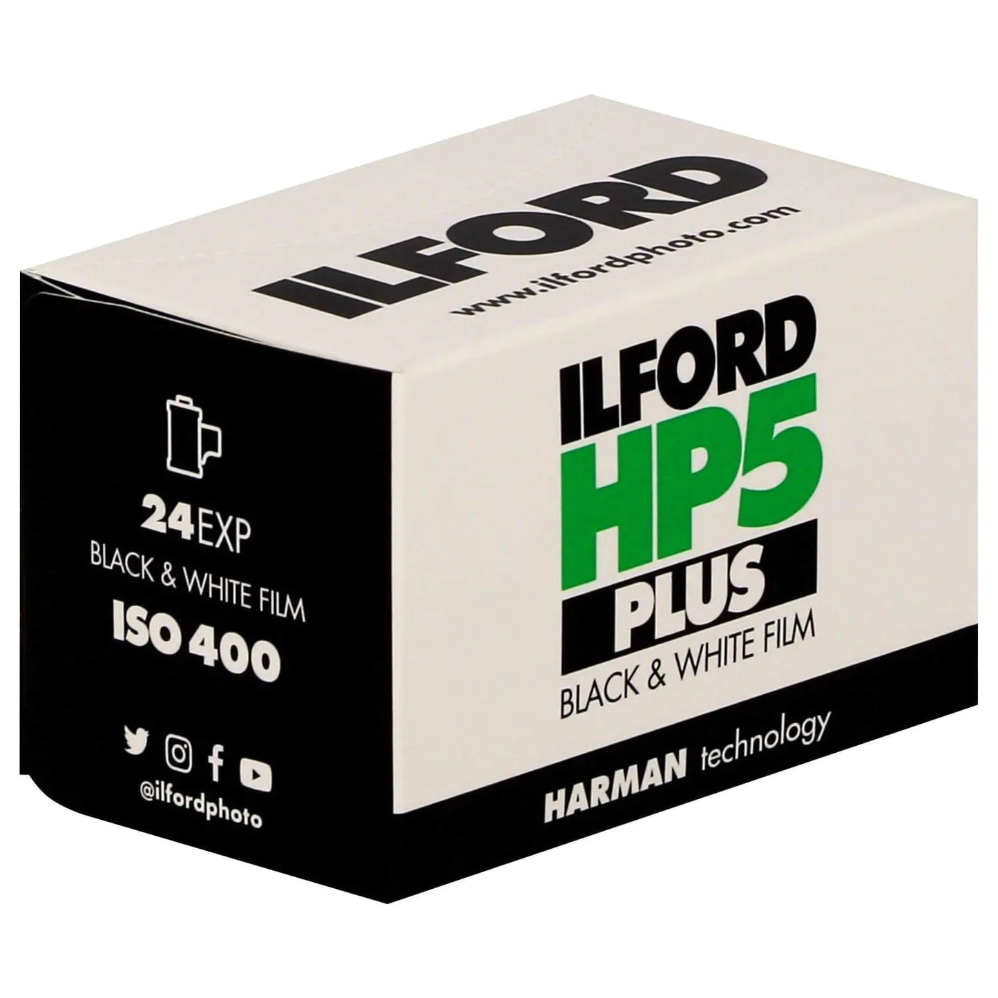 Ilford HP5 Plus Black and White Print Film 135 (35 mm) ISO 400 24 Exposures (1700646)