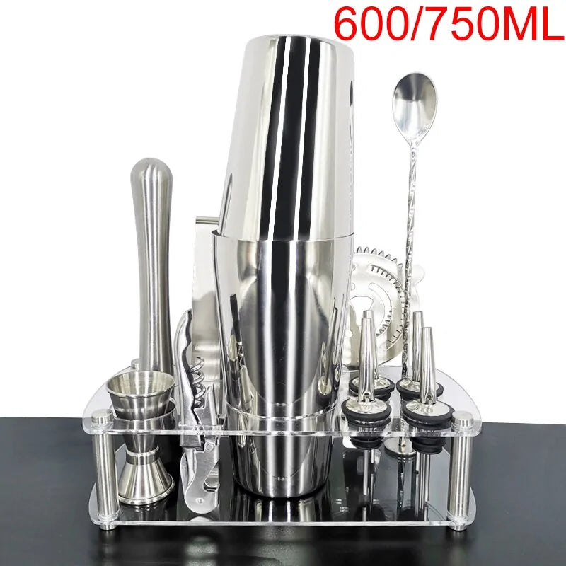 1-12 pcs Cocktail Shaker Set