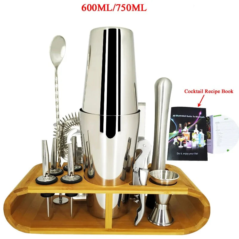 1-12 pcs Cocktail Shaker Set