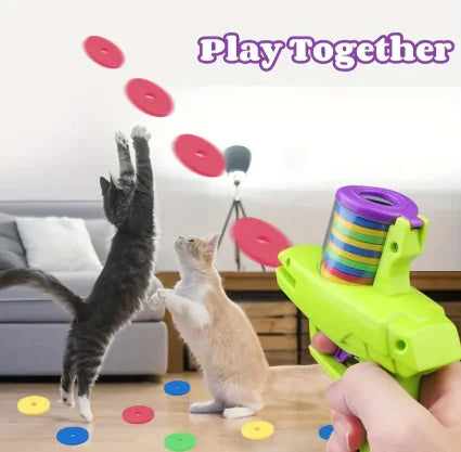 Cat Chase Foam Disc Launcher
