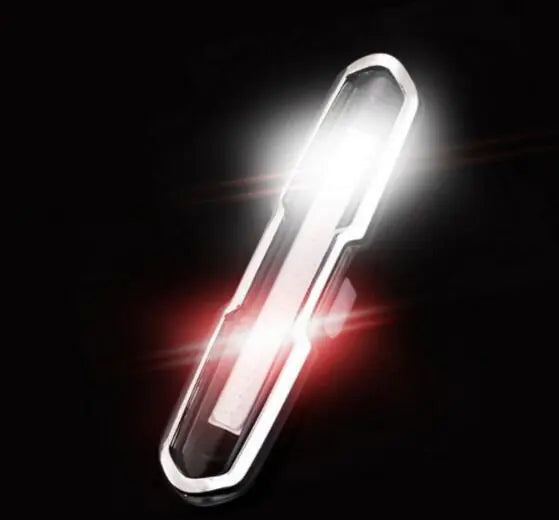 USB Rechargeable Bicycle Tail Light for Night Riding