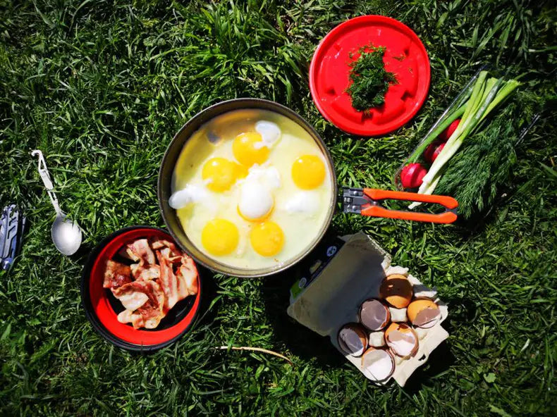 Teflon Coated Non-Stick Frying Pan for Outdoor Cooking
