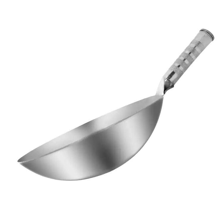 Induction Cooker Round Bottom Stainless Steel Wok