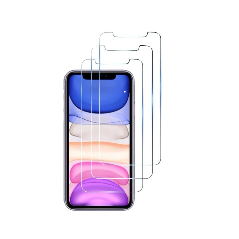 3x HD Clear Tempered Glass Screen Protector for iPhone 13 12 11 Pro Max XR X - Anti Spier