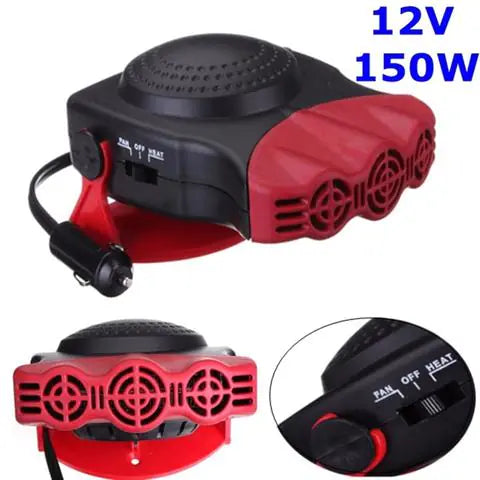 12V 150W Portable Car Heater and Cooling Fan