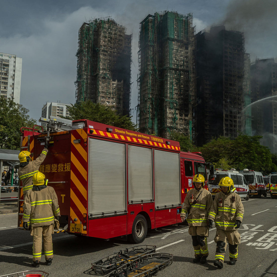 A Devastating Fire Has Fueled a National Security Crackdown in Hong Kong