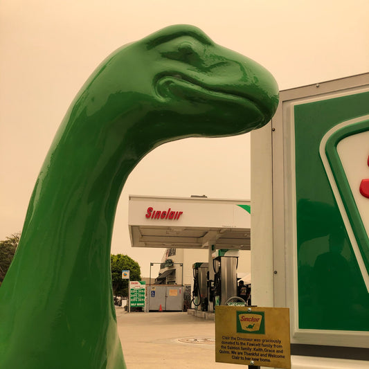 A Stolen Dinosaur Named Clair Is Returned to a California Gas Station