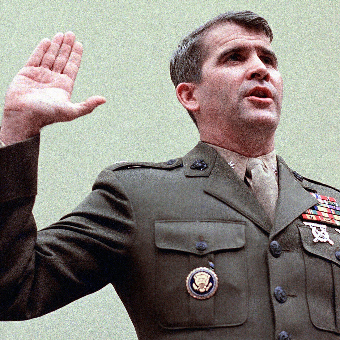 Oliver North and Fawn Hall, Key Figures in Iran-Contra Scandal, Are Married