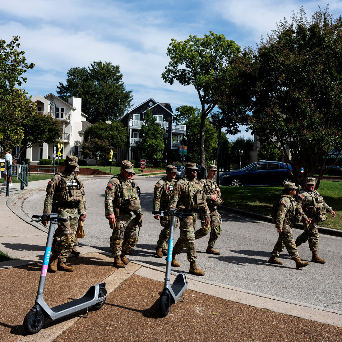 National Guard Troops Begin to Trickle Into Memphis