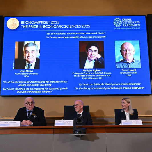 Joel Mokyr, Philippe Aghion and Peter Howitt Share Nobel in Economics