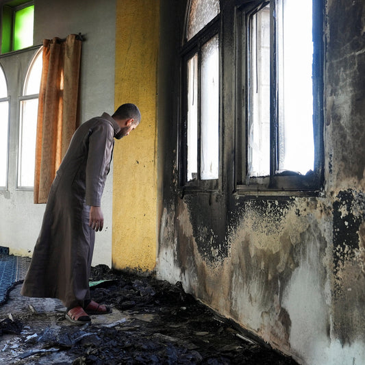 Israeli Settlers Burn West Bank Mosque Amid Rise in Violent Attacks