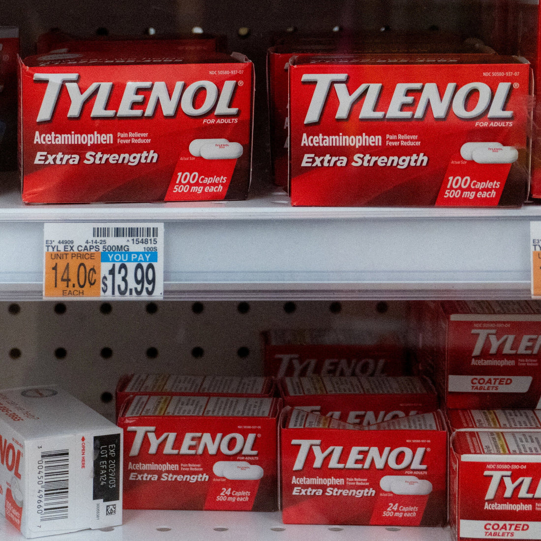 Texas Sues Tylenol Makers, Claiming They Hid Autism Risks