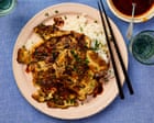 Meera Sodha’s vegetarian recipe for mushroom egg foo yung over buttered rice | Meera Sodha recipes