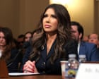 Top Democrat on House homeland security committee calls for Kristi Noem to resign as protester interrupts meeting – US politics live