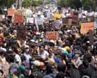 Jury awards $2.2m to LA protester shot in face with less-lethal projectile in 2020