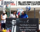 Mourners pay tribute at HQ of Turning Point USA after Charlie Kirk’s death