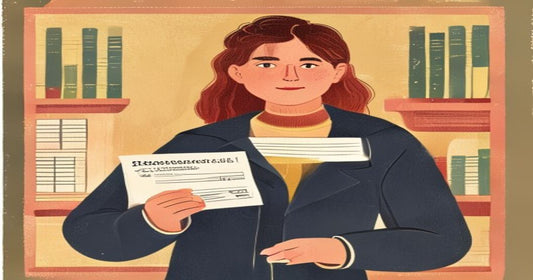A person holding a check