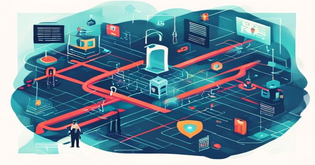 Cybersecurity threat map