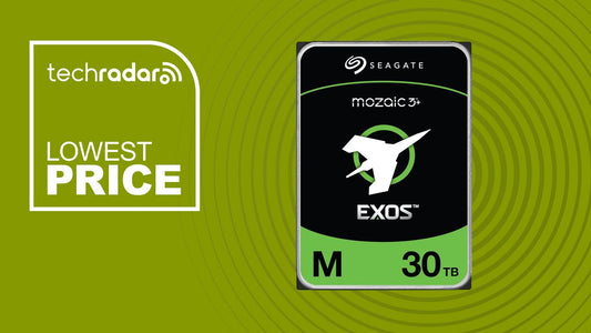World's largest hard drive on sale drops to its cheapest price ever just after Amazon Prime Day - 30TB Seagate Exos costs only $18.80/TB