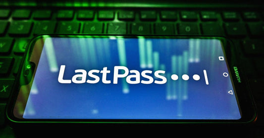 Password manager on a computer screen