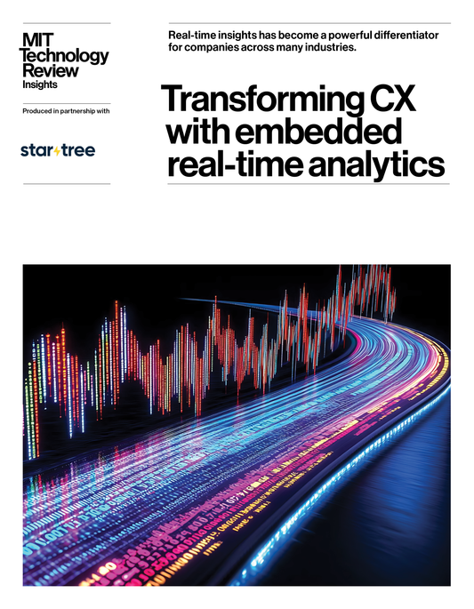 Transforming CX with embedded real-time analytics