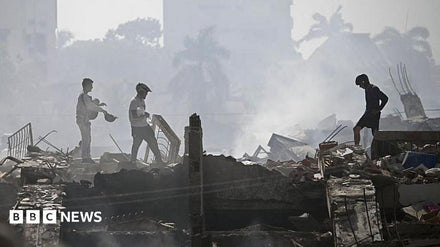 Rescue workers searching rubble after Venezuela earthquake