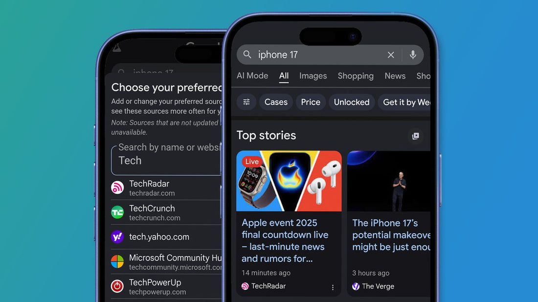Want to upgrade your tech news? Here's how to set up Google's handy new Preferred Sources feature