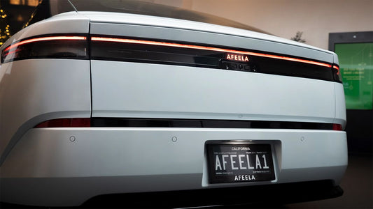 Want a digital license plate? The Sony Afeela 1 will be the first car to offer one –and you'll be able to add your Instagram handle