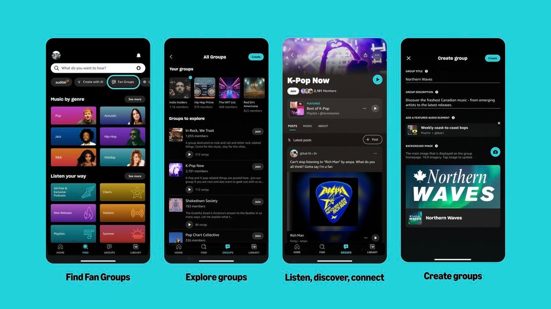 Amazon Music Launches New Beta Feature 'Fan Groups' in Canada
