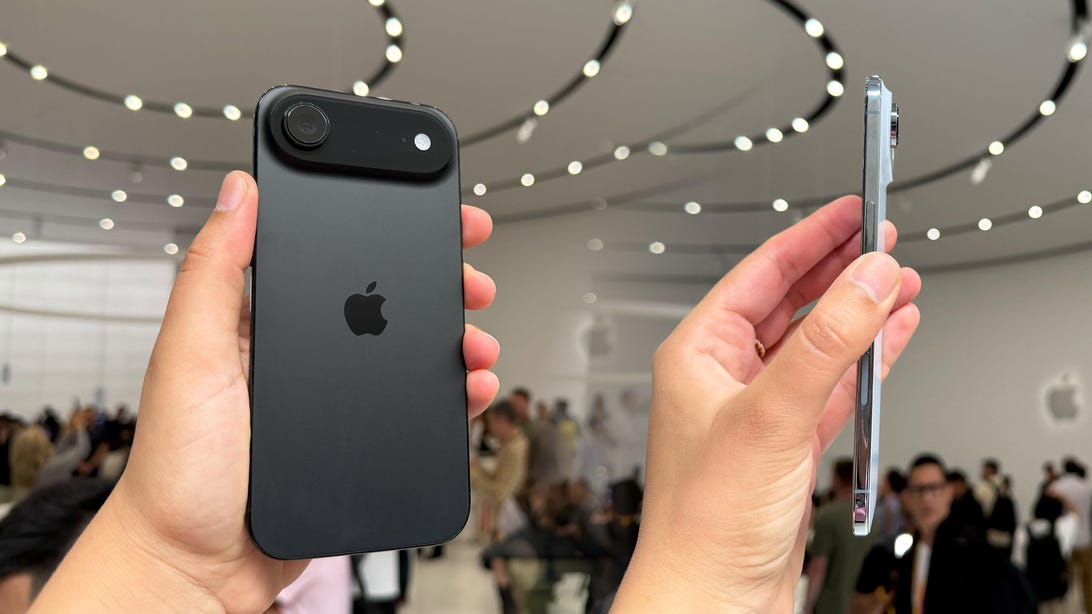 I Held Apple's Wildly Thin iPhone Air. I'm Both Impressed and Intrigued