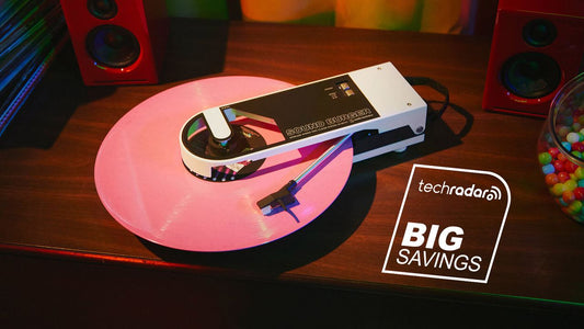 Take a bite outta this! Grab the quirky, portable Audio-Technica Sound Burger turntable with a huge 56% discount