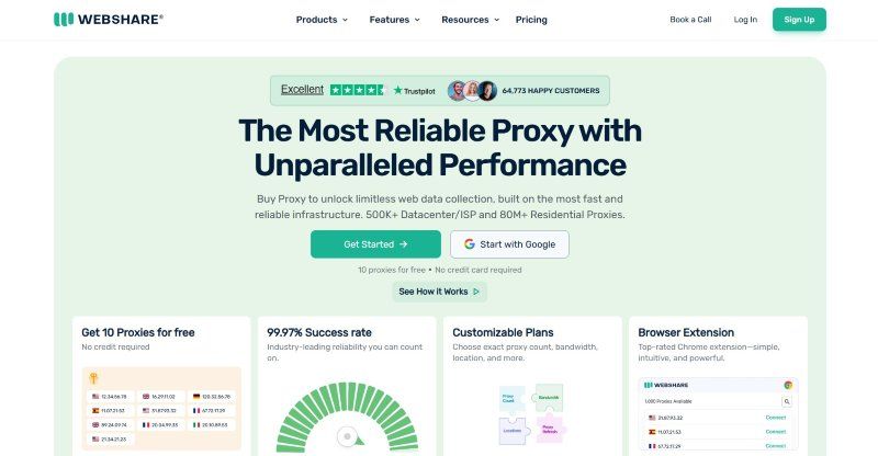 Get 25% off Webshare proxies with high-speed secure access from 195+ countries