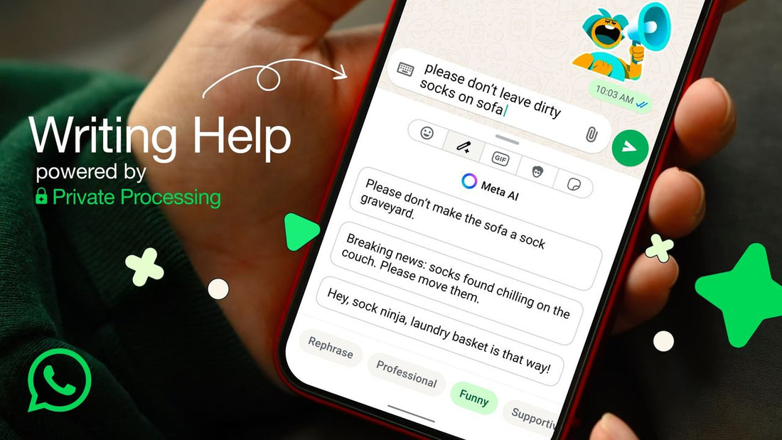 WhatsApp’s new AI-powered writing helper could help you avert another awkward conversation disaster