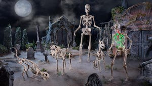 Home Depot's Giant Skeleton Has a Voice This Halloween Thanks to Its New App