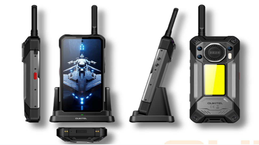 Oukitel's WP61 Plus targets outdoor professionals with a rugged smartphone sporting a 2W walkie-talkie and a massive 20Ah battery...over!