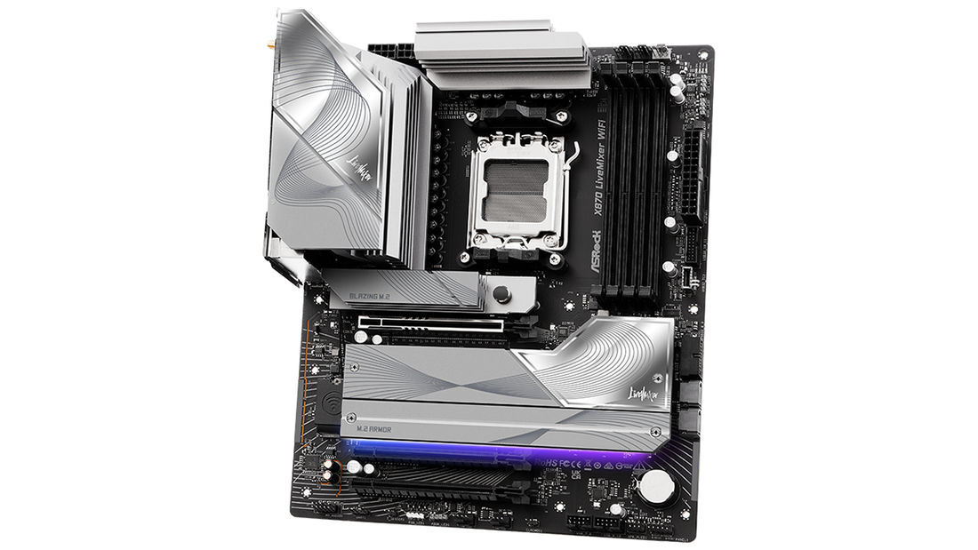 You can plug 25 USB devices into this ASRock ATX motherboard - shame 10 of them are USB 2.0, an abomination in 2025