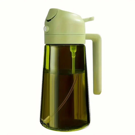 Dual-Purpose Pressurized Oil Sprayer | Large Capacity Leak-Proof Pouring and Spray Bottle for Home Use, BBQ Spray Canister