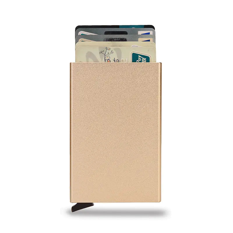 Anti-Magnetic Aluminum RFID Card Holder Wallet