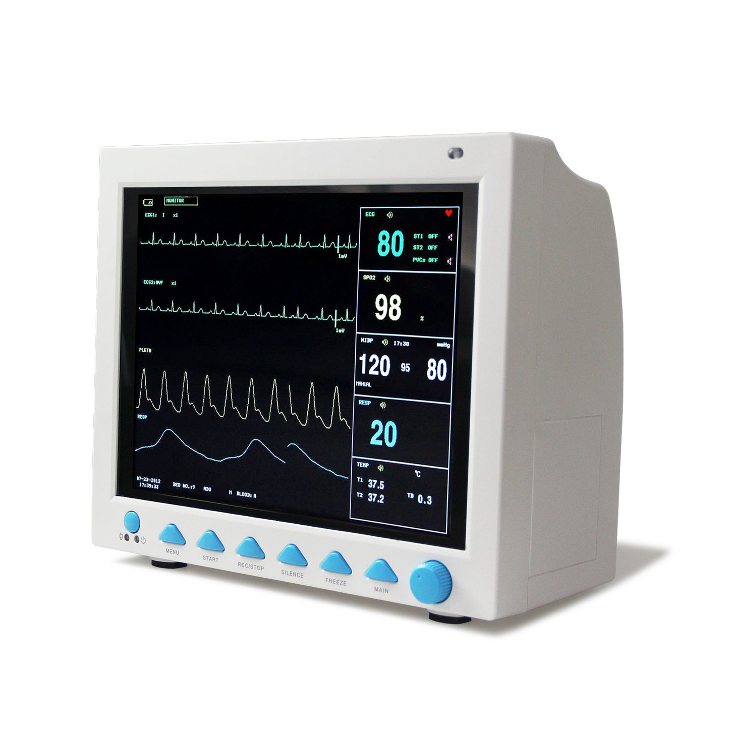 Vital Signs Veterinary Animal Patient Monitor 6 Parameters CONTEC CMS8000 VET