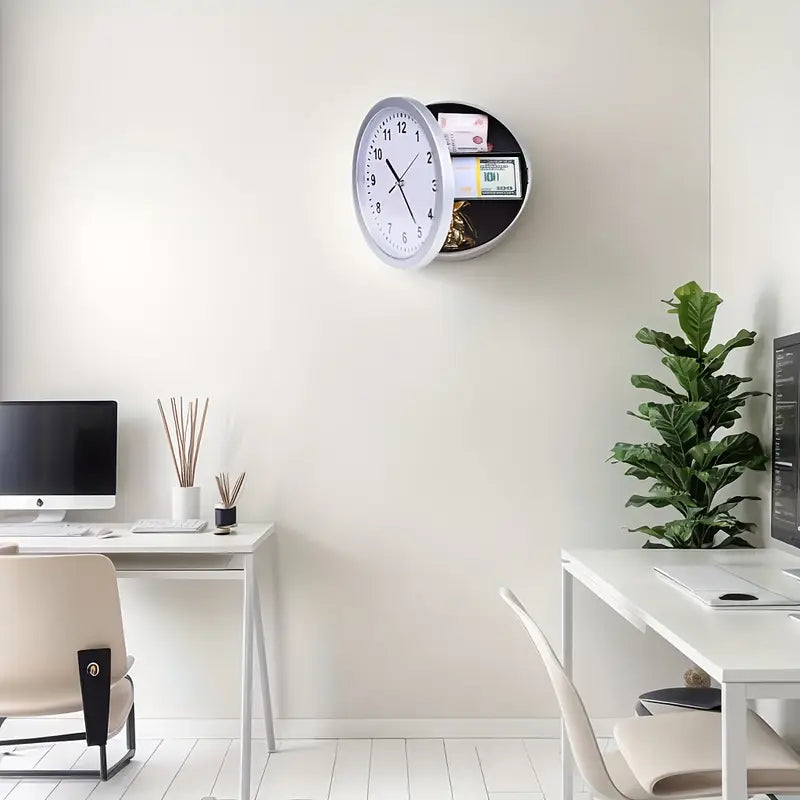 Multifunctional Wall Clock, Wall Clock Safe, Mysterious Treasure Storage Place, Stylish And Simple Wall Clock, Digital Clock