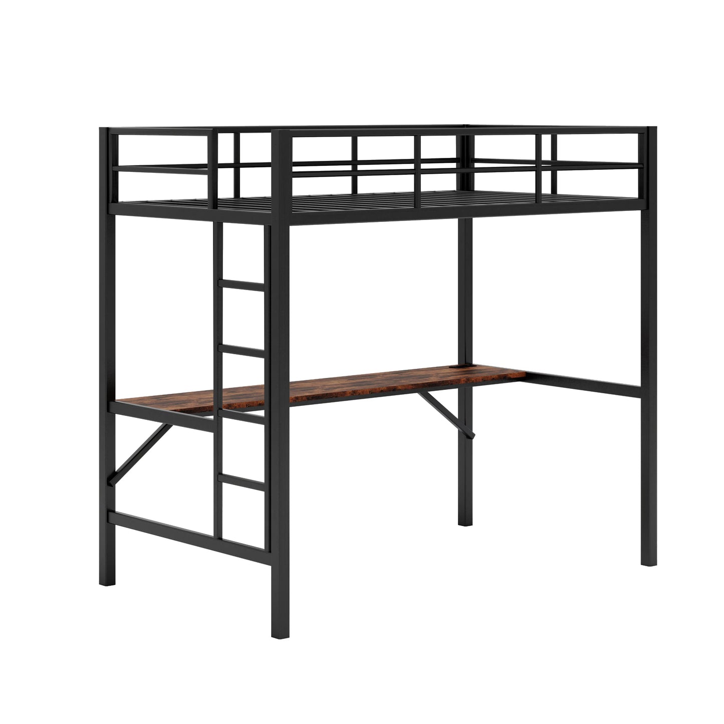 Metal Loft Bed For Home Use