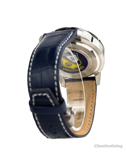 Citizen Blue Angels Skyhawk AT Crocodile Print Strap Watch - Anti Spier 