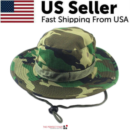 Wide Brim Sun Hat UV Protection Bucket Cap For Hiking Camping Fishing Safari Men - Anti Spier 