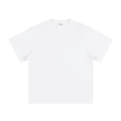 Men's summer American youth fashion brand heavy all neckline cotton short sleeve loose trend T-shirt men