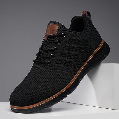 Men's casual shoes made of woven mesh fabric, large-sized men's casual shoes