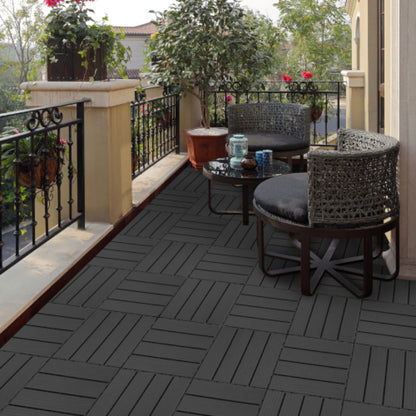 Plastic Interlocking Deck Tiles