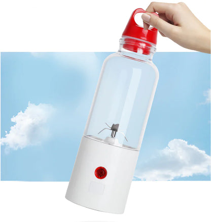 High-Power Portable Juicer Cup with Detachable Lid